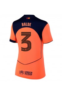 Barcelona Alejandro Balde #3 Fotballdrakt Tredje Klær Dame 2025-26 Korte ermer